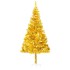 Árbol de Navidad preiluminado con luces y bolas dorado 240