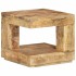 Mesa de centro de madera maciza de mango 45x45x40