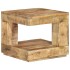 Mesa de centro de madera maciza de mango 45x45x40