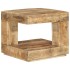 Mesa de centro de madera maciza de mango 45x45x40