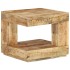 Mesa de centro de madera maciza de mango 45x45x40