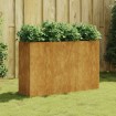 Jardinera acero corten 120x40x80 cm