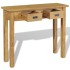 Mesa consola madera de teca maciza 90x30x80