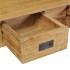 Mesa consola madera de teca maciza 90x30x80