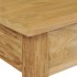 Mesa consola madera de teca maciza 90x30x80