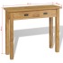 Mesa consola madera de teca maciza 90x30x80