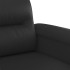 Sillón cuero sintético negro 60