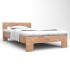 Estructura de cama de madera maciza de roble 160x200