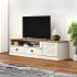 Mueble para TV VIGO madera maciza de pino blanco 156x40x40