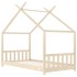 Estructura de cama infantil de madera maciza de pino 70x140