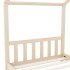 Estructura de cama infantil de madera maciza de pino 90x200