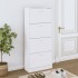 Mueble zapatero madera contrachapada blanco 63x24x147