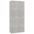 Mueble zapatero madera contrachapada gris 80x35,5x180