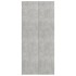 Mueble zapatero madera contrachapada gris 80x35,5x180