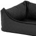 Madison Cama para perros Skai Check gris 80x67x22