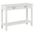 Mesa consola de madera blanco 110x35x80