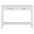 Mesa consola de madera blanco 110x35x80