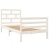 Estructura de cama madera maciza de pino 90x200