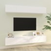 Muebles de TV 4 piezas blanco 100x30x30 cm