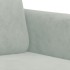 Sillón de terciopelo gris claro 60