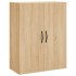 Aparador alto madera contrachapada color roble 69,5x34x180