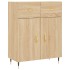 Aparador alto madera contrachapada color roble 69,5x34x180