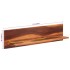 Estantes de pared 2 unidades madera maciza acacia 112x20x26