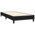 Estructura de cama box spring tela negro 90x190