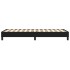 Estructura de cama box spring tela negro 90x190