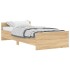 Estructura de cama madera contrachapada roble Sonoma 100x200