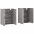 Armarios de pared 2 unidades gris Sonoma 69,5x34x90