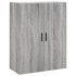 Armarios de pared 2 unidades gris Sonoma 69,5x34x90