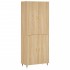 Aparador alto madera contrachapada color roble 69,5x34x180