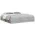 Estructura de cama Sonoma gris 200x200