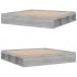 Estructura de cama Sonoma gris 200x200