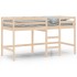 Cama alta de niños escalera madera maciza pino 80x200