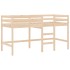 Cama alta de niños escalera madera maciza pino 80x200