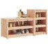 Muebles de cocina de exterior 2 piezas madera maciza de