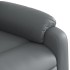 Sillón reclinable eléctrico de cuero sintético