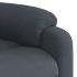 Sillón reclinable eléctrico de terciopelo gris