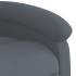 Sillón reclinable de masaje elevable terciopelo gris