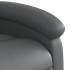 Sillón reclinable eléctrico de cuero sintético