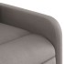 Sillón reclinable de masaje elevable tela gris