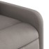 Sillón reclinable de masaje elevable tela gris