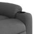 Sillón reclinable eléctrico de tela gris