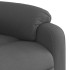 Sillón eléctrico reclinable elevable de tela gris