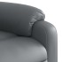 Sillón reclinable eléctrico de cuero sintético