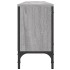 Mueble de TV cajón madera ingeniería gris Sonoma 200x25x44