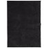 Alfombra de pelo corto suave lavable HUARTE negro 200x280