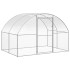 Gallinero de exterior de acero galvanizado 3x2x2